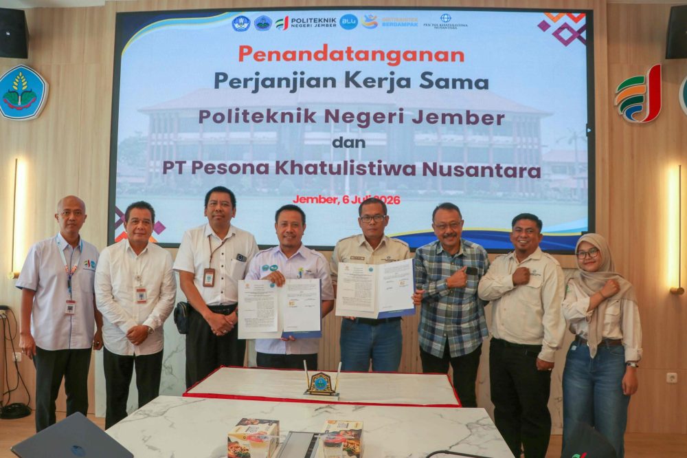 Gandeng Polije, PT Pesona Khatulistiwa Nusantara Kucurkan Beasiswa dan Program Magang