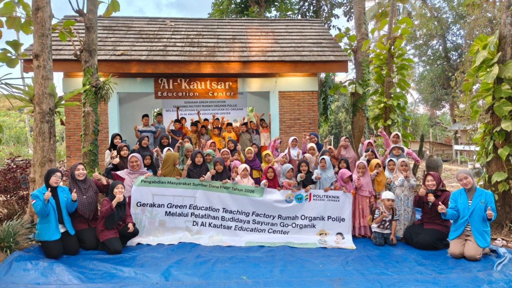 Green Education Tefa Rumah Organik Polije Kenalkan Pertanian Sejak Dini