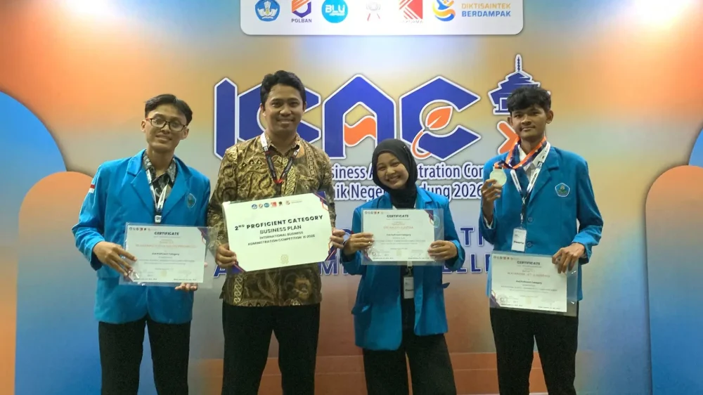 Mahasiswa Polije Sabet Juara 2 Business Plan di IBAC XI 2026 Bandung