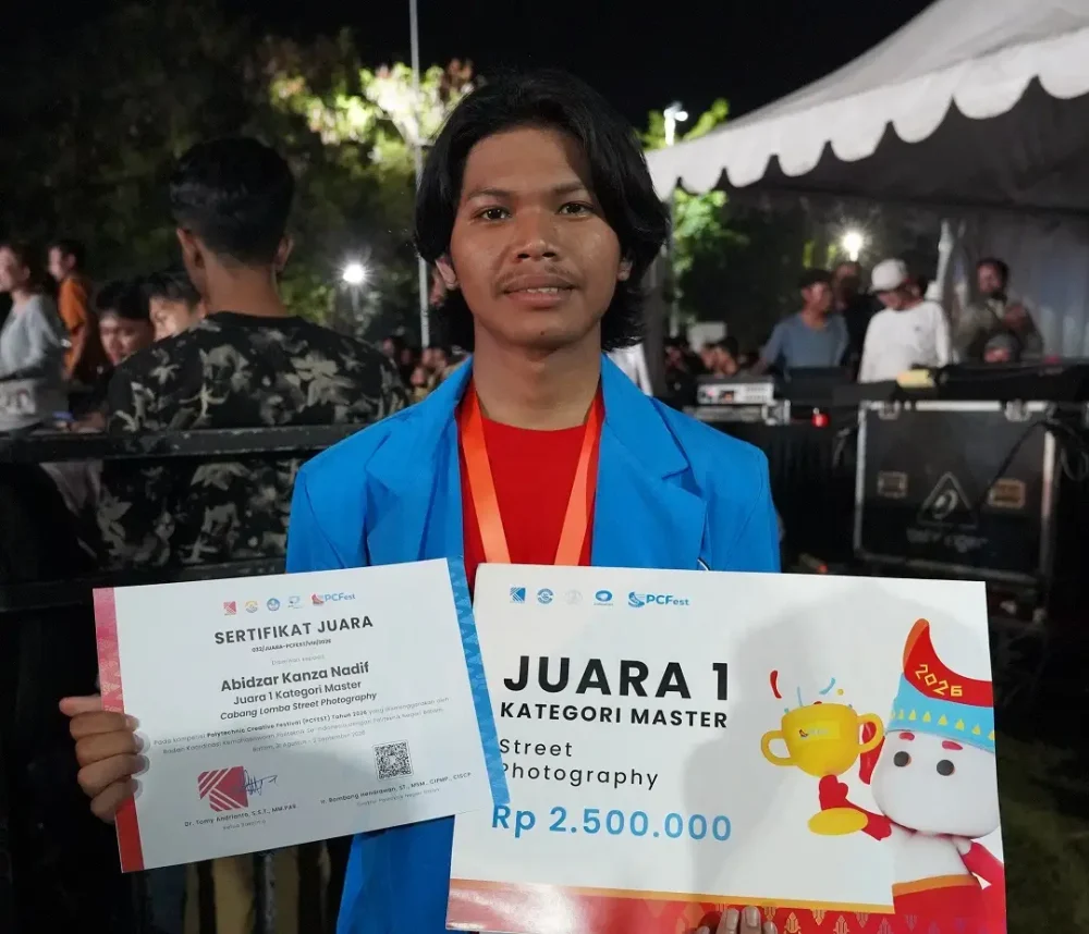 Mahasiswa Produksi Media Polije Sabet Juara 1 Street Photography di PC Fest 2026