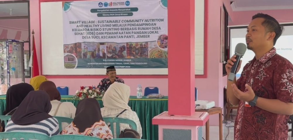 Polije Cegah Stunting di Desa Suci Panti Lewat Pangan Lokal