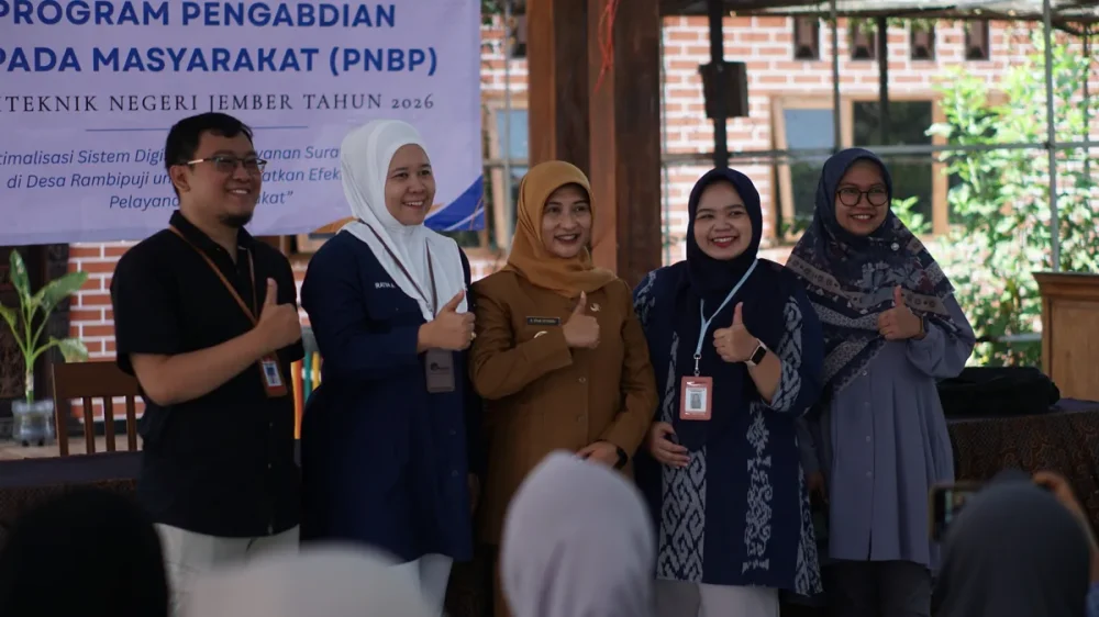 Polije Dampingi Desa Rambipuji Perkuat Pelayanan Digital