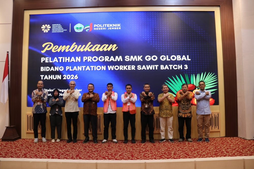 Polije Gelar Pelatihan SMK Go Global Batch 3 Bidang Sawit