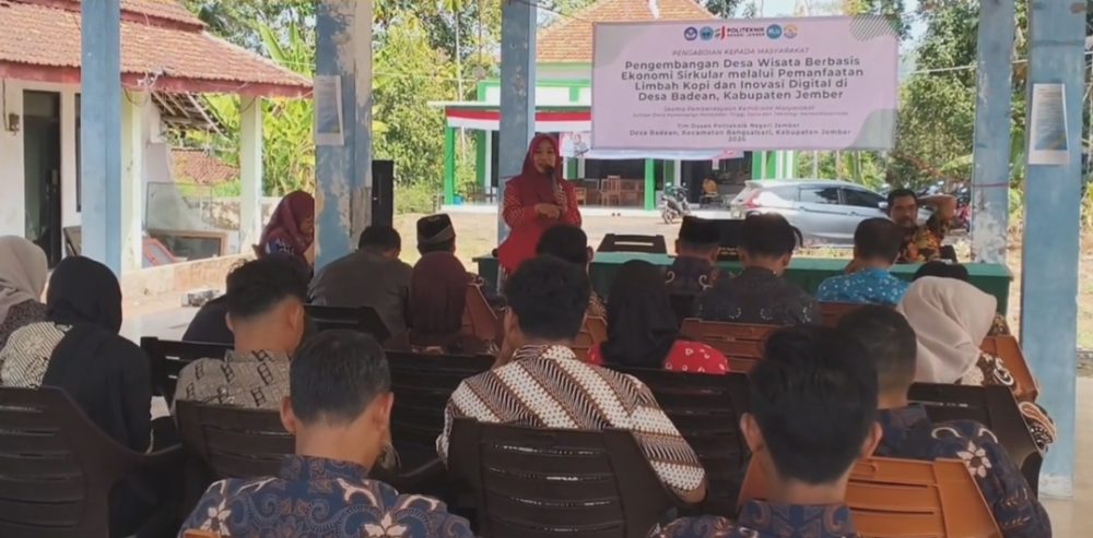 Polije Kembangkan Desa Wisata Badean Lewat Limbah Kopi dan Digitalisasi