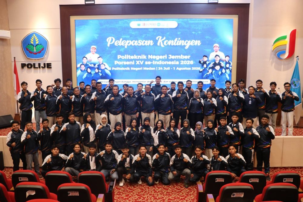Polije Resmi Lepas 55 Atlet dan Ofisial Menuju PORSENI XV di Medan