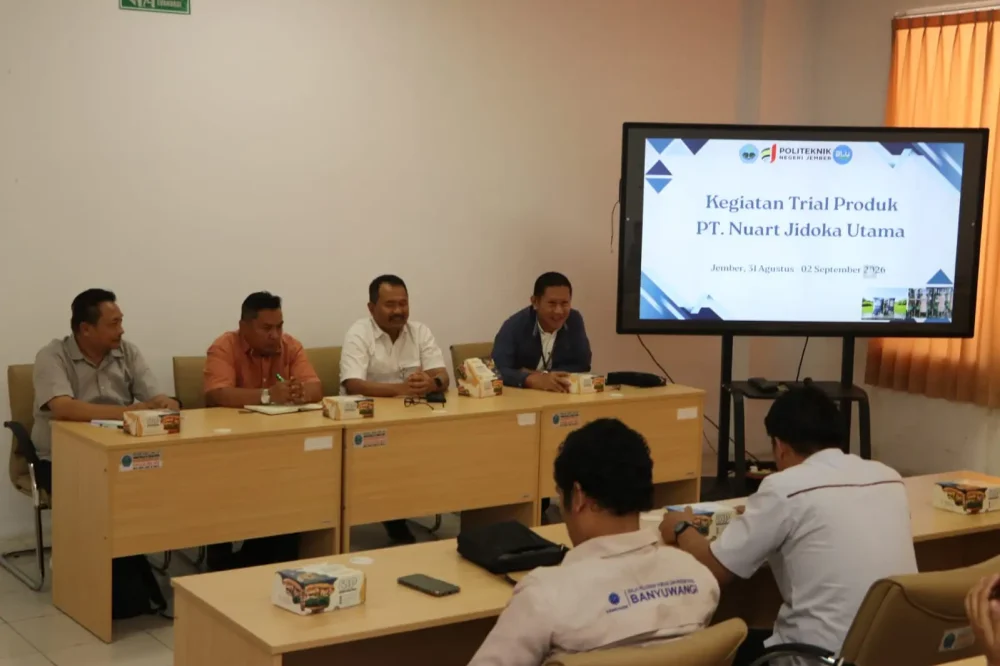 TEFA UHT Polije Jadi Lokasi Uji Coba Produk Bersama PT NJU dan TABURA