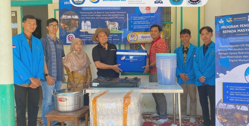 UMKM Baqoroh Joyo Kembangkan Produk Susu Bersama Polije