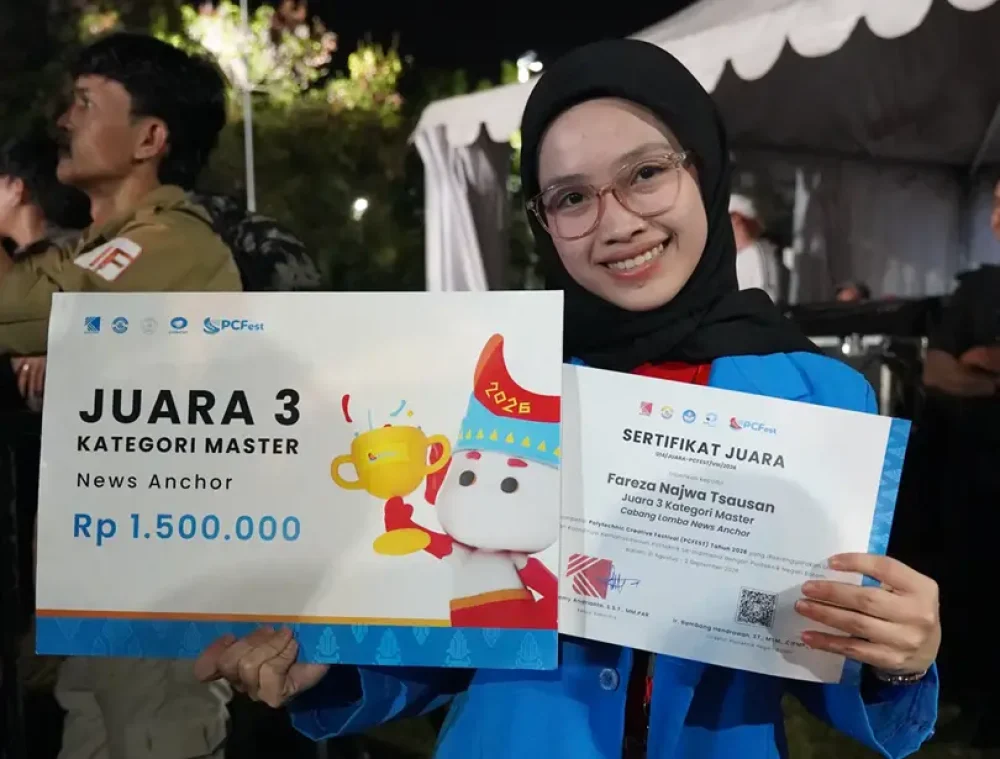 Unjuk Gigi di Tingkat Nasional Mahasiswa Promosi Kesehatan Sabet Juara 3 News Anchor